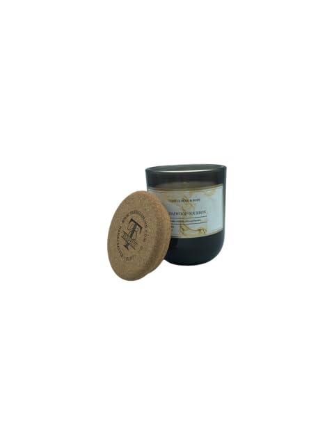 Sandalwood Bourbon Non-Toxic Candles | Natural Candles for Men |Aromatherapy Candle Relaxing Terreux Mind & Body uk supplements