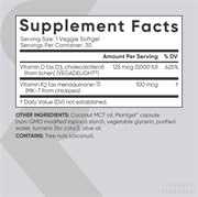 Sports Research Vitamin D3 + K2 with 5000iu of Plant-Based D3 & 100mcg of Vitamin Sports Research uk supplements