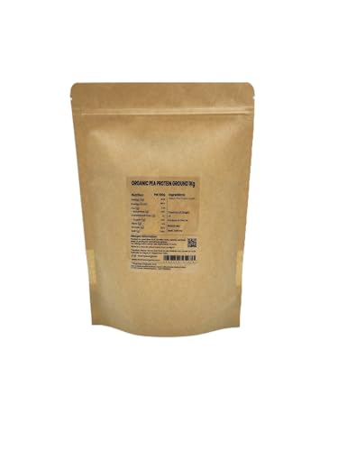 Thames Organic Organic Pea Protein Ground - Premium Vegan Supplement for Muscle Growth & Dietary Plans 250g Thames Organic uk supplements