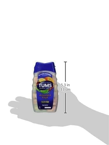 TUMS Antacid Chewable Tablets, Extra Strength for Heartburn Relief, Assorted Fruit TUMS uk supplements