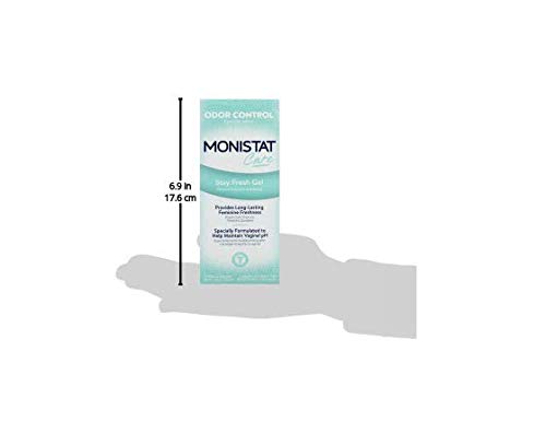 Monistat Stay Fresh Gel, Odor Eliminating Gel for Feminine Care, Fragrance Free Vaginal Gel, Prefilled Monistat uk supplements