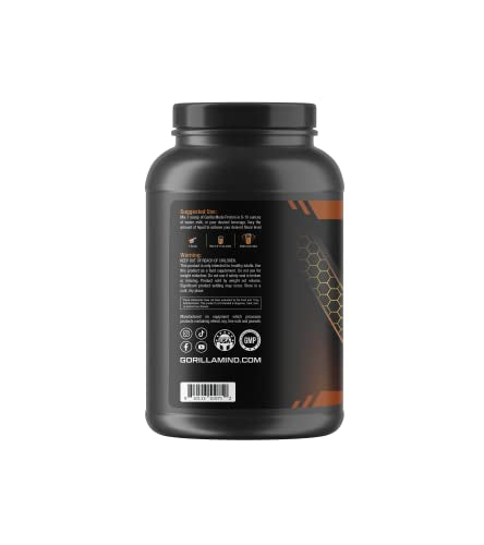 Gorilla Mode Premium Whey Protein - Chocolate / 25 Grams of Whey Protein Isolate Gorilla Mind uk supplements