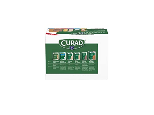 Curad Assorted Bandages Variety Pack 300 Pieces, Including Antibacterial Curad uk supplements