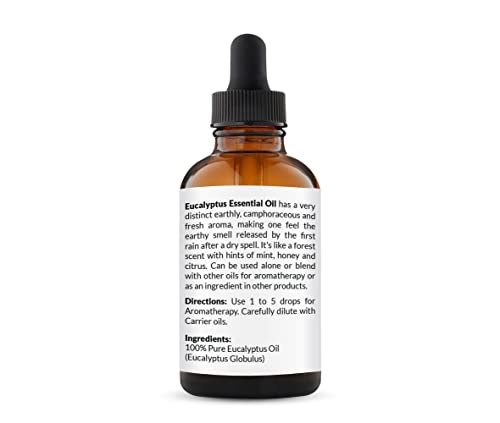 NaturoBliss 100% Pure Natural Undiluted Eucalyptus Essential Oil (4oz) Premium Therapeutic Grade NaturoBliss uk supplements