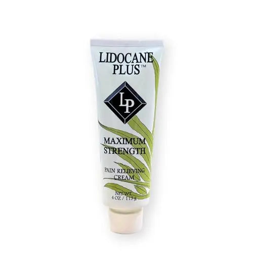 Lidocaine Plus 4% Lidocaine Cream Maximum Strength Pain & Itch Relief - Non-Greasy Formula Numbing Cream - Fast Acting Topical Pain Reliever, Soothing Topical Analgesic Aloe Vera Scent - 4 oz Lidocaine Plus uk supplements