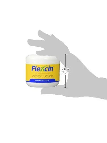 Flexcin Motion Lotion with CM8 - Joint & Muscle Therapy Cream for Back, Neck, Knee, Hand, Foot - Fast Absorbing with DMSO, Emu Oil, Aloe Vera - Non-Greasy 4oz Jar Flexcin uk supplements