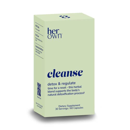 her own Cleanse, Gentle Detox, Supports Healthy Gut, Ocean Algae Cleanse, Prebiotic/Probiotic Blend her own uk supplements