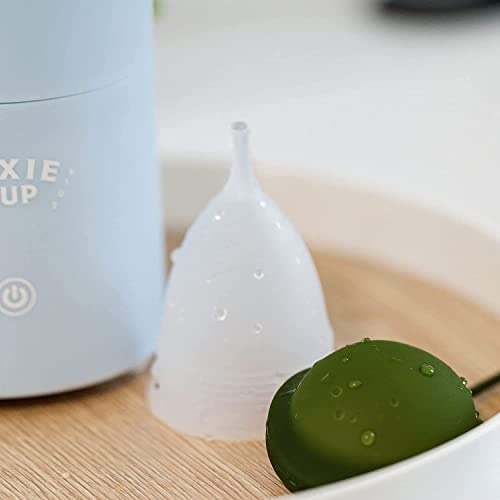 Pixie Menstrual Cup & Disc Steamer Sterilizer 2.0 - Kills 99.9% of Germs with Cleaner Steam Pixie Cup uk supplements