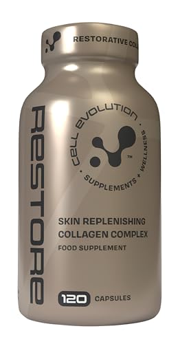 Cell Evolution Restore, Restorative Pure Marine Collagen 1600mg Capsules, Marine Collagen CELL EVOLUTION uk supplements