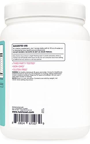 Nutricost Pre-Workout Powder for Women, Peach Mango, 60 Servings Nutricost uk supplements