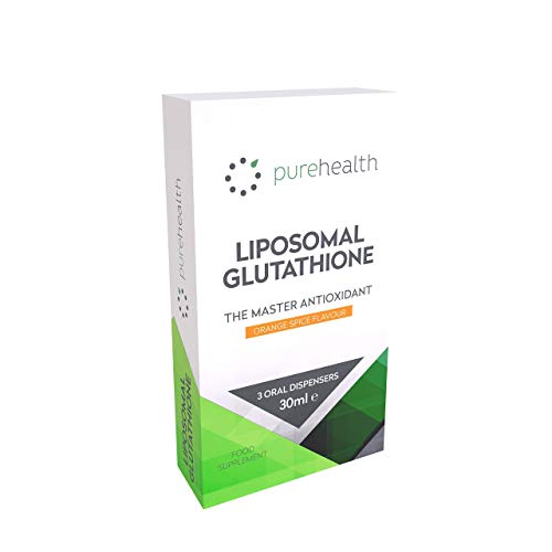The Most Bioavailable Liposomal Glutathione on The Market Unique Patented Formula Pure Health uk supplements