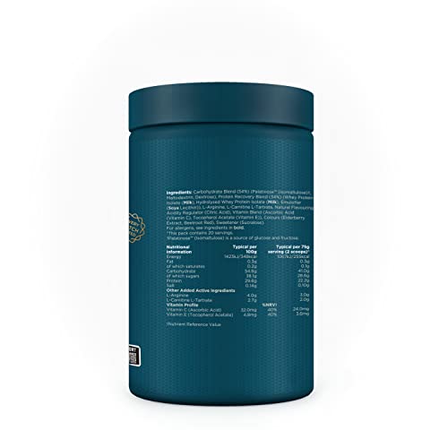 Kinetica Recovery Powder, Post Workout Drink, Muscle Repair and Energy Store Replenisher, 20 Servings, Wild Berry, 1.5kg Kinetica uk supplements