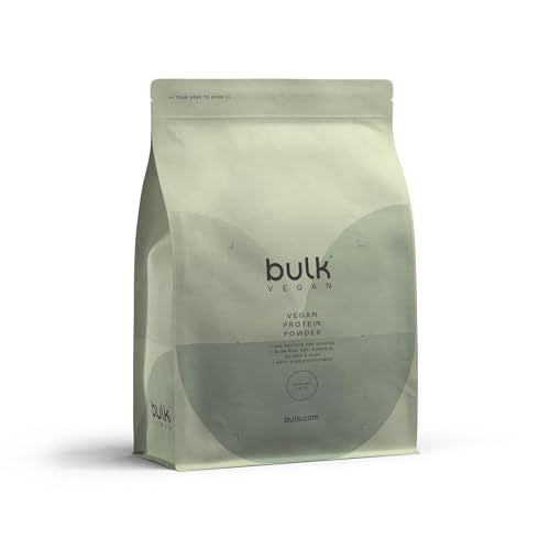 Bulk Vegan Protein Powder, Caramel Latte Flavour, 500 g, New & Improved Formula, 14 Servings Bulk uk supplements