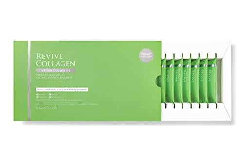 Revive Collagen 2500mg Plant Based Vegan Collagen with Added Vitamin B, C, D & E, Improved Skin, Hair & Nails Revive Collagen uk supplements