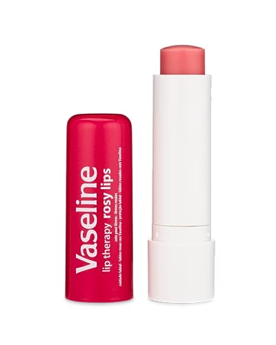 Vaseline Lip Therapy Care Rosy, Fast-Acting Nourishment, Ideal for Chapped, Dry, Cracked, or Damaged Lips, Lip Balm, 4-Pack, 0.16 Oz Each Vaseline uk supplements