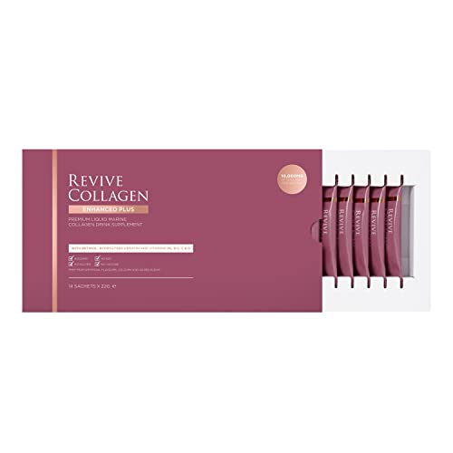 Revive Collagen Enhanced Plus 10,000mg Hydrolysed Marine Collagen Drink with Added Vitamin A & C Revive Collagen uk supplements