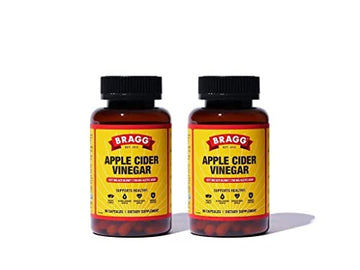 Bragg Apple Cider Vinegar Capsules - Vitamin D3 & Zinc - 750mg of Acetic Acid – Immune Bragg uk supplements