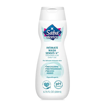 Saba Sensiti-V Intimate Wash, Feminine Hygiene Wash, 6.76 fl oz (Pack of 6) Saba uk supplements