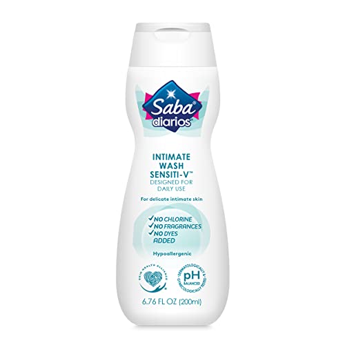 Saba Sensiti-V Intimate Wash, Feminine Hygiene Wash, 6.76 fl oz (Pack of 6) Saba uk supplements