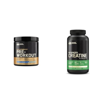 Optimum Nutrition Gold Standard Pre-Workout & Micronized Creatine Monohydrate Powder Optimum Nutrition uk supplements