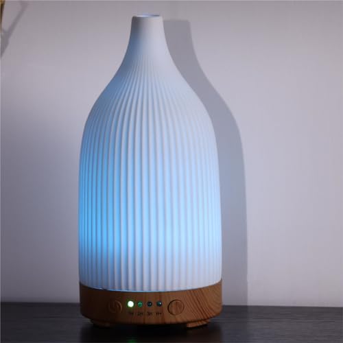 Coolego Ceramic Diffuser, 100ml Essential Oil Diffuser Ultrasonic Cool Mist Aromatherapy Diffuser Coolego uk supplements
