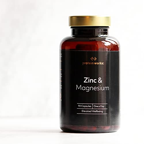 Protein Works - Zinc & Magnesium Supplement Tablets |Added Vitamin B6 | Combats Tiredness & Fatigue Protein Works uk supplements