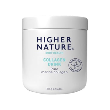 Higher Nature - Collagen Drink - Increases Skin Elasticity & Hydration - Collagen Powder HIGHER NATURE uk supplements