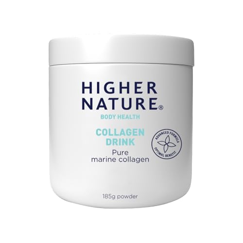 Higher Nature - Collagen Drink - Increases Skin Elasticity & Hydration - Collagen Powder HIGHER NATURE uk supplements