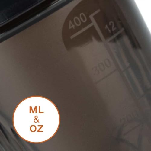 Shaker Bottle 12oz Protein Shaker Plastic Bottle for Pre & Post workout with Twist and Lock Generic uk supplements