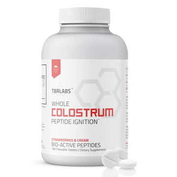 Bovine Colostrum Chewable Tablets - TBR Labs - with Immunoglobulins and Lactoferrin TBR Labs uk supplements