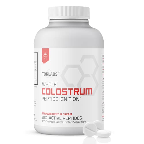 Bovine Colostrum Chewable Tablets - TBR Labs - with Immunoglobulins and Lactoferrin TBR Labs uk supplements