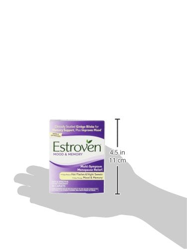 Estroven Stress Plus Mood & Memory | Menopause Relief Dietary Supplement | Safe Multi-Symptom Relief Estroven uk supplements