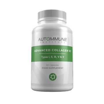 Advanced Collagen V2.Type I, II, III, V and X Hydrolysed Collagen Supplement with Vitamin C Autoimmune Institute uk supplements