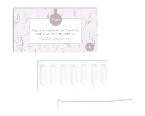 Femallay Organic Lavender and Tea Tree Oil Vaginal Cleansing Suppositories for Hygiene Femallay uk supplements