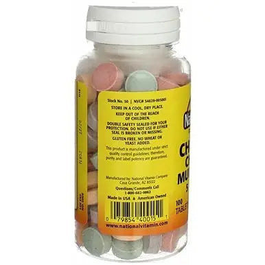 NAT B CHILDRENS CHEWABLE 100 Nature's Blend uk supplements