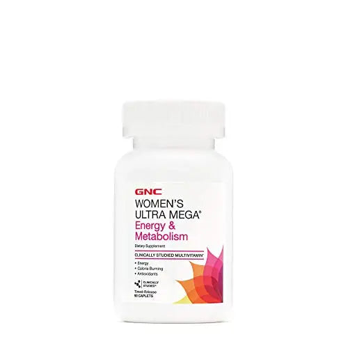 GNC Womens Ultra Mega Energy and Metabolism Multivitamin for Women, 90 Count GNC uk supplements