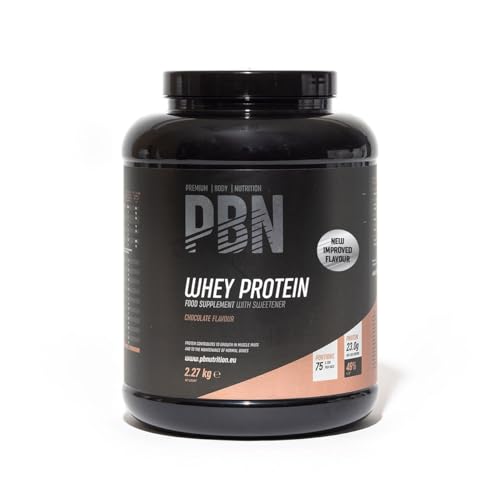 PBN - Premium Body Nutrition Whey Protein 2.27kg Chocolate, New Improved Flavour Premium Body Nutrition uk supplements