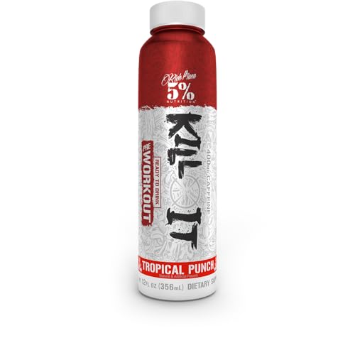 5% Nutrition Kill It Ready-to-Drink High Stim Pre Workout | 400mg Caffeine Energy Drink 5% Nutrition uk supplements