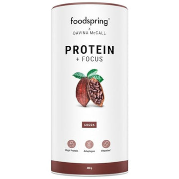 foodspring x Davina McCall – Focus Protein Powder Shake for Your Daily Protein, Vitamin & Mineral Needs foodspring uk supplements