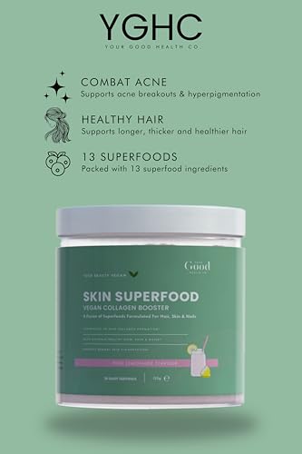 Your Good Health Co. – Your Beauty Vegan Collagen Booster Powder, Pink Lemonade Your Good Health Co. uk supplements