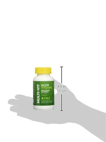 Noor Vitamins Halal Vitamins, Daily Multivitamin, Halal Vitamin for Women and Men, 30 Vitamins & Minerals, A, B12, C, Iron, Zinc to support general health Noor Vitamins uk supplements