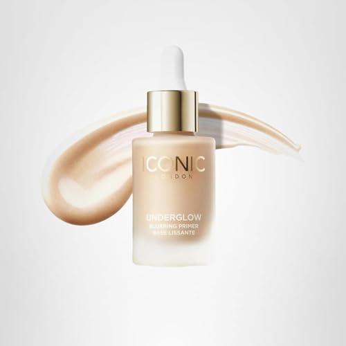 ICONIC LONDON Underglow Blurring Primer | Blurs Imperfections and Gives Skin a Radiant Glow, Cruelty-Free, Vegan Makeup Universal Shade, 0.91 Fl oz ICONIC LONDON uk supplements