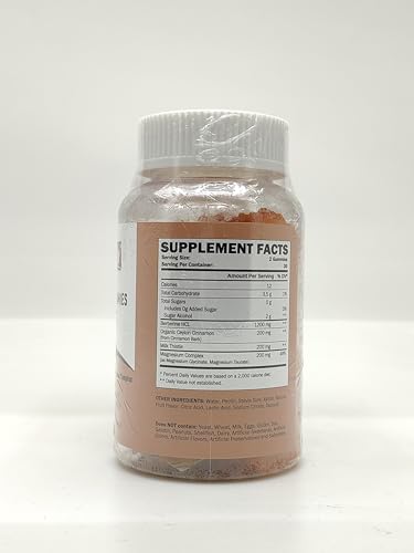 GREABBY Berberine Gummies 1200mg with Ceylon Cinnamon, Milk Thistle & Magnesium GREABBY uk supplements