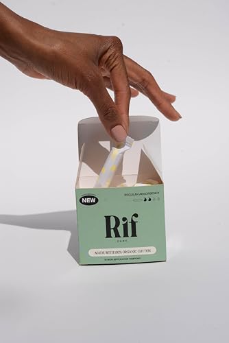 Rif Care Organic Cotton Non Applicator Tampons Regular Absorbency 18 Count Rif care uk supplements