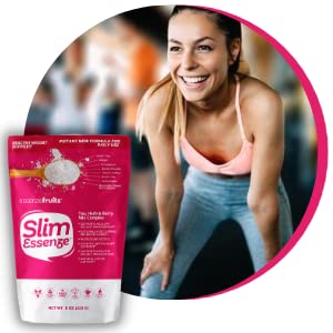 Slim Essenze Instant Berry Tea, Herb & Berry Mix Detox Tea Powder - Drink Hot or Cold Essenzefruits uk supplements