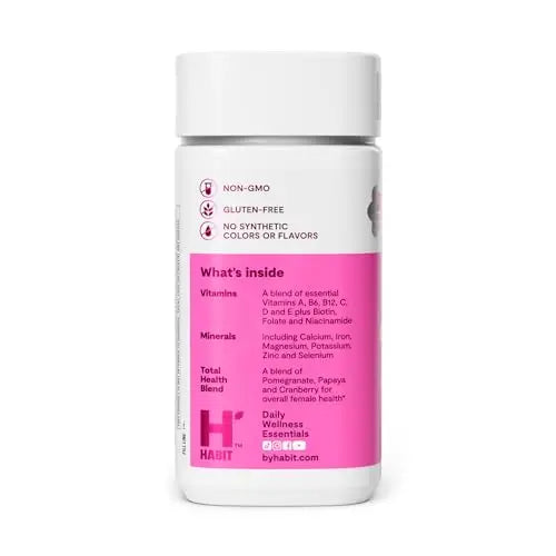 Habit Womens Multi Supplement 2 Pack (120 Capsules) - New Look, Supports General Health & Wellness, 23 Essential Vitamins and Minerals H' Habit uk supplements