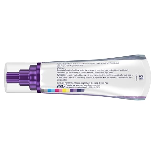 Crest 3DWhite Brilliance Deep Stain Remover Brilliant White Toothpaste - 3.1oz/2pk Crest uk supplements