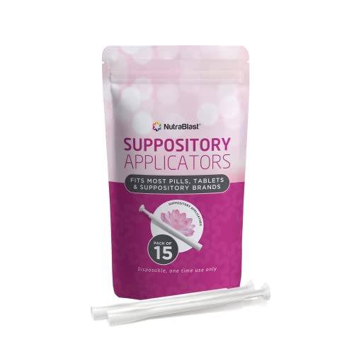NutraBlast Disposable Vaginal Suppository Applicators (15-Pack) - Fits Most Brands, Pills NutraBlast uk supplements