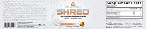 Core Nutritionals Platinum Shred Non-Stimulant, Fat Burning, Thermogenic Powder with 1G Core Nutritionals uk supplements