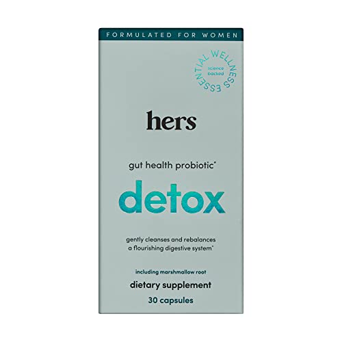Hers Detox Supplement - Women's Probiotic Supplement for Detoxing - Helps Support HIMS & HERS uk supplements
